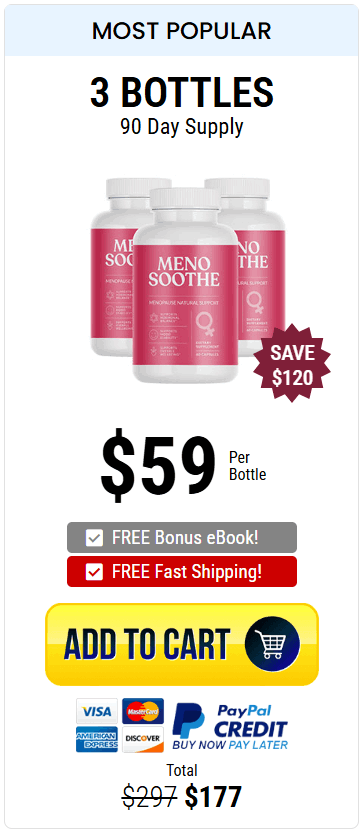 Buy MenoSoothe 3 Bottle