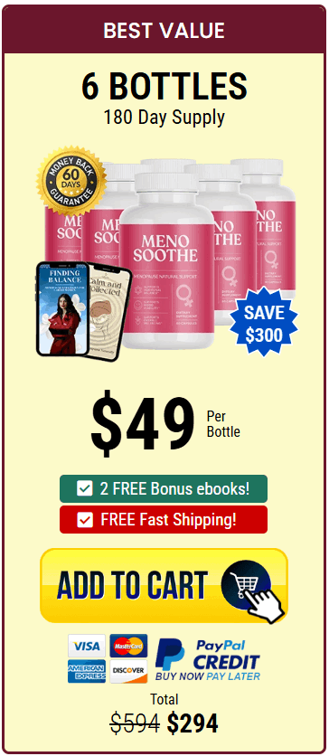 Buy MenoSoothe 6 Bottle